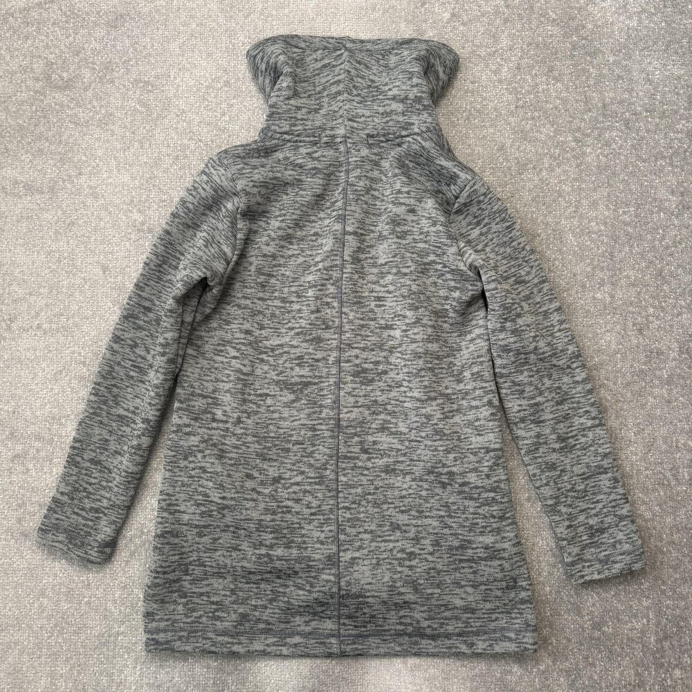 Lands' End Sweatshirt Womens Small Gray Cowl Neck Fleece Tunic Pullover Top - Picture 8 of 8